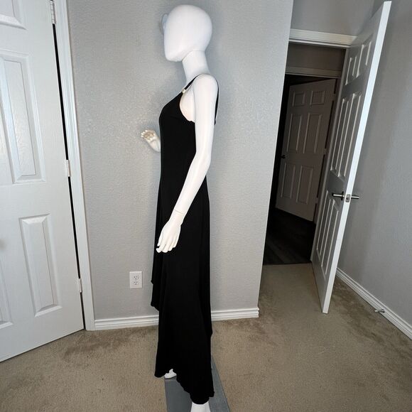 Vintage Bebe Size M Gown Sleeveless Fairy Grunge High Low Gown 90s Y2K - Picture 4 of 10